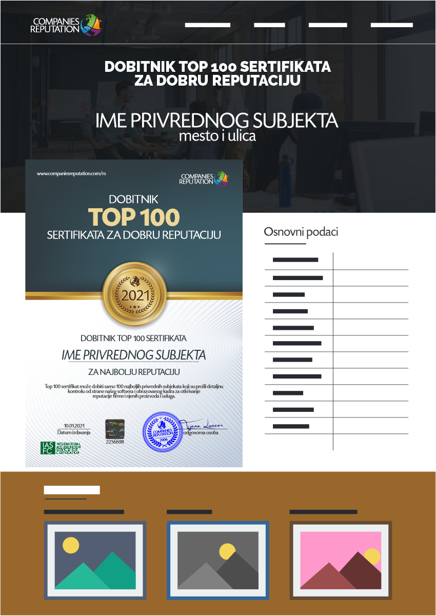 TOP 100 SERTIFIKAT
